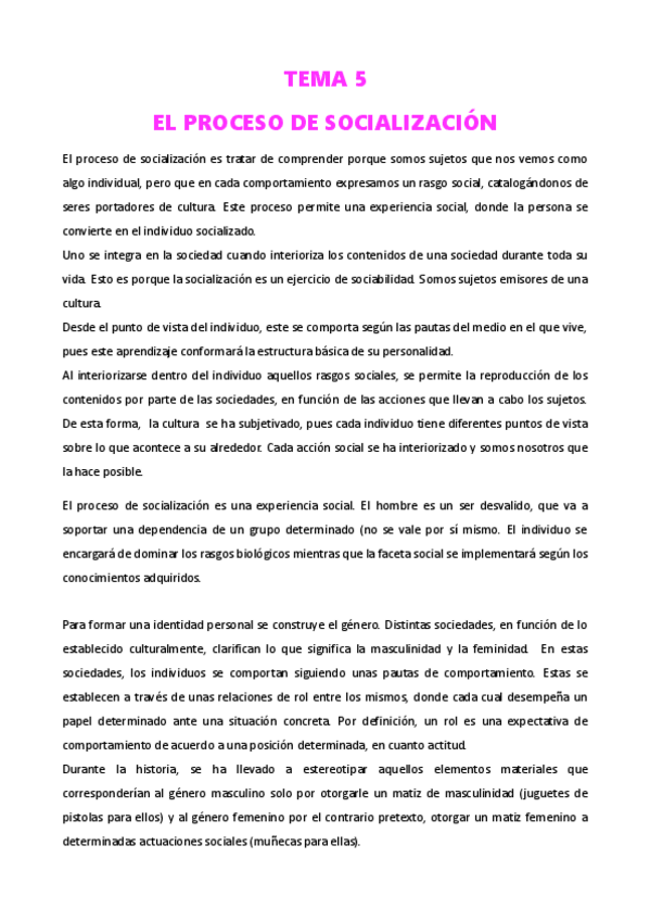 Miniatura del documento TEMA 5 - EL PROCESO DE SOCIALIZACIÓN.pdf