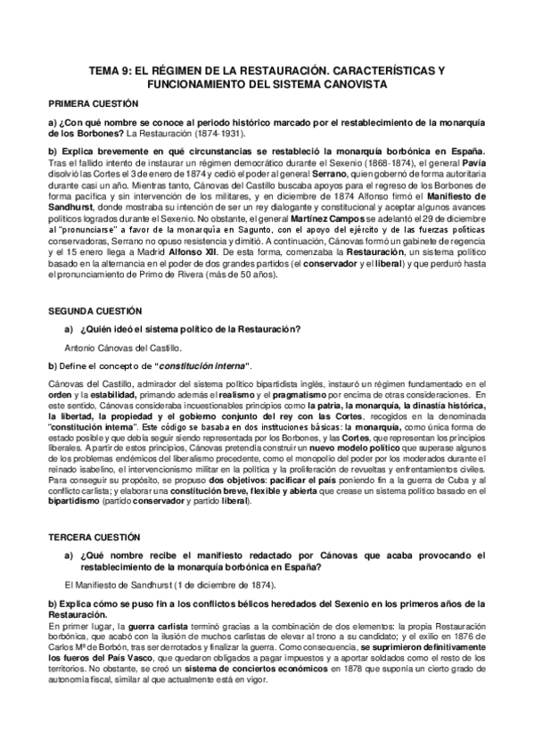 Miniatura del documento Tema 9 Restauración Borbónica.pdf