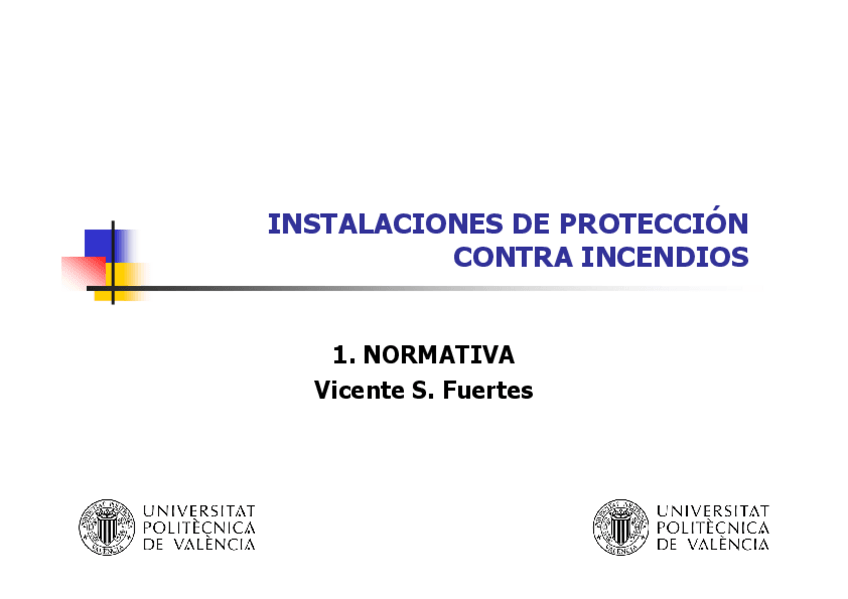 Miniatura del documento Tema 5 - Instalaciones de protección contra incendios - Normativa.pdf