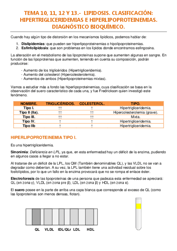Miniatura del documento TEMA 10 11 12 Y 13.-  LIPIDOSIS. CLASIFICACIÓN HIPERTRIGLICERIDEMIAS E HIPERLIPOPROTEINEMIAS. DIAGNÓSTICO BIOQUÍMICO..pdf