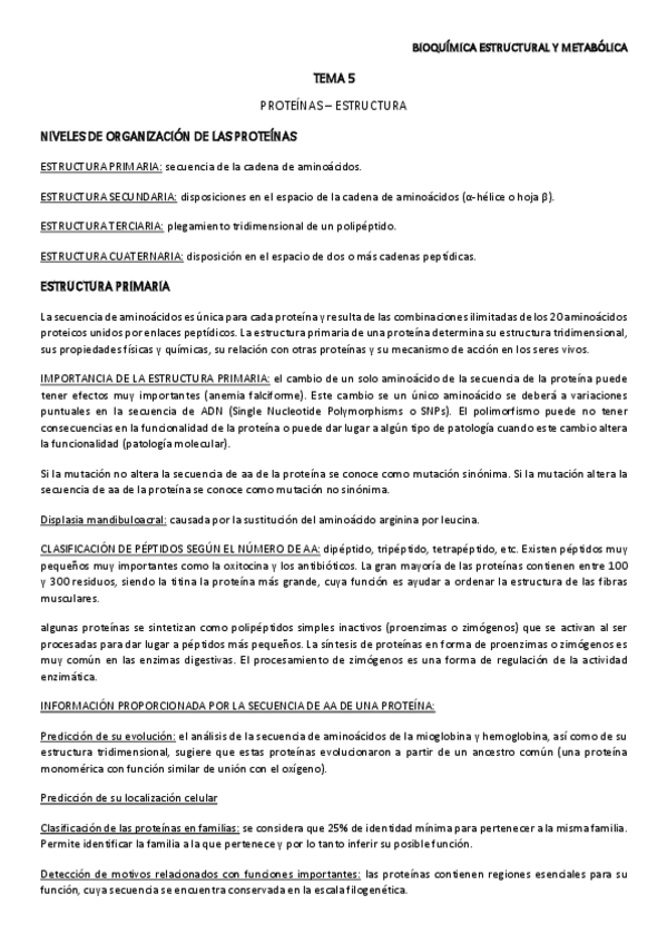 Miniatura del documento TEMA-5-ESTRUCTURA-DE-LAS-PROTEINAS.pdf