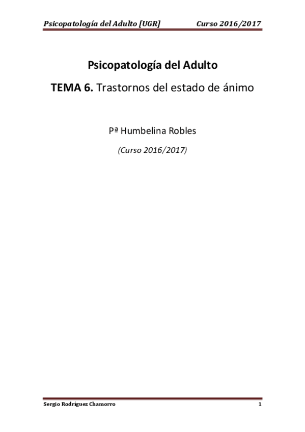 Miniatura del documento Tema 6 Psicopatología.pdf