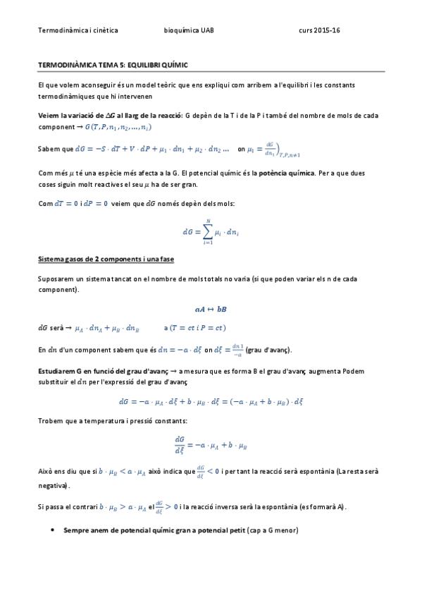 Miniatura del documento TERMODINÀMICA I CINÈTICA TEMA 8 - EQUILIBRI QUÍMIC.pdf