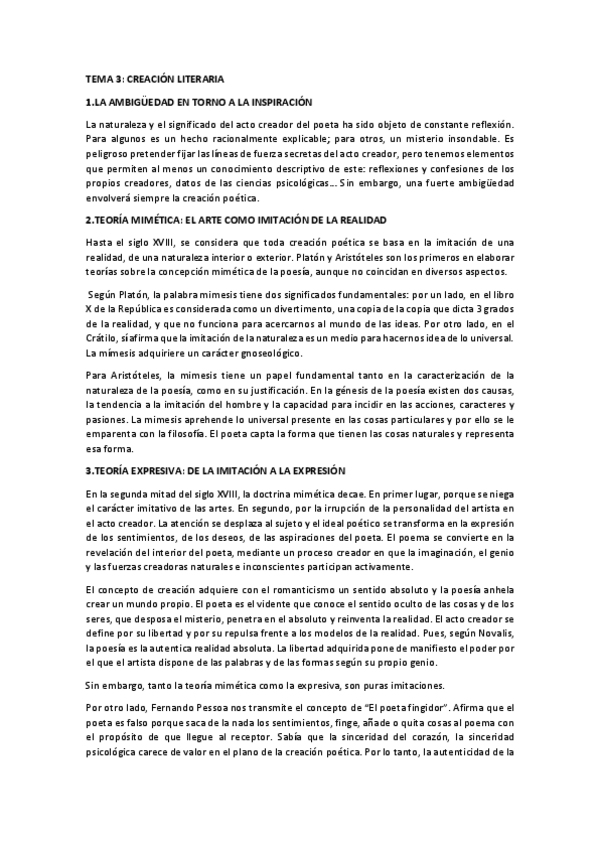 Miniatura del documento TEMA 3. CREACIÓN LITERARIA