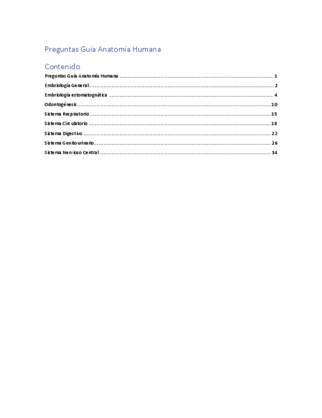 Miniatura del documento Preguntas guía de anatomía humana.pdf