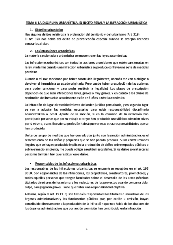 Miniatura del documento TEMA 6:LA DISCIPLINA URBANÍSTICA