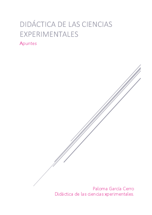 Miniatura del documento Apuntes Didáctica de las Ciencias Experimentales.pdf