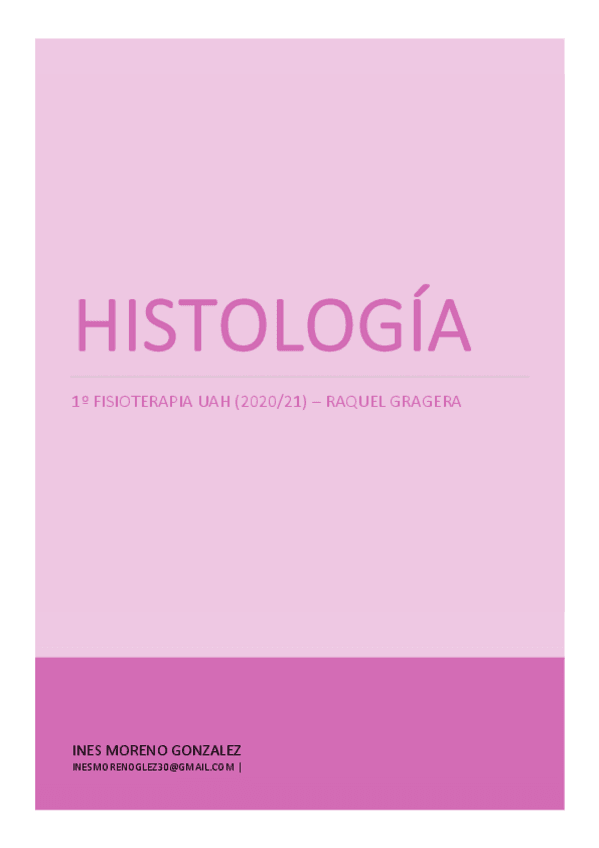 Miniatura del documento histologia -- 1º fisio uah.pdf