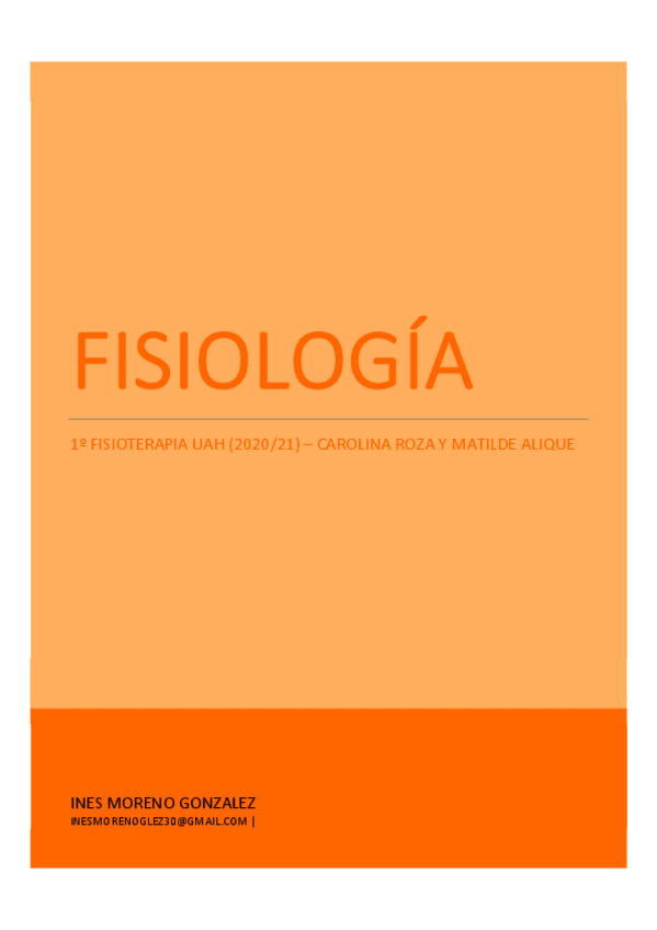 Miniatura del documento fisiologia -- 1º fisio uah.pdf