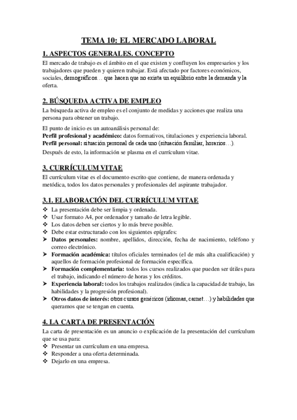 Miniatura del documento TEMA 10 - EL MERCADO LABORAL.pdf