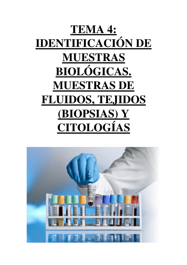 Miniatura del documento TEMA 4 - IDENTIFICACIÓN DE MUESTRAS BIOLÓGICAS.pdf