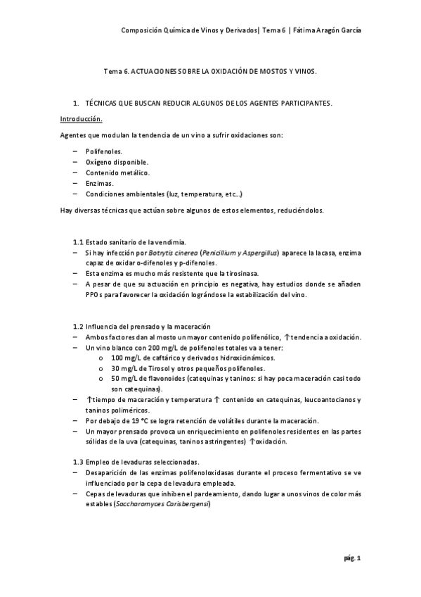 Miniatura del documento Tema 6 Actuaciones sobre las oxidaciones.pdf