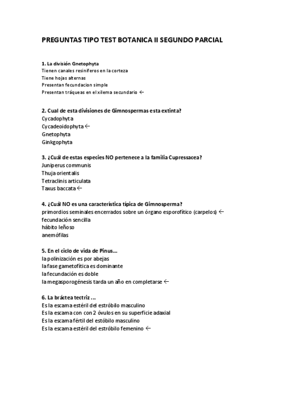Miniatura del documento PREGUNTAS TIPO TEST BOTANICA II SEGUNDO PARCIAL.pdf