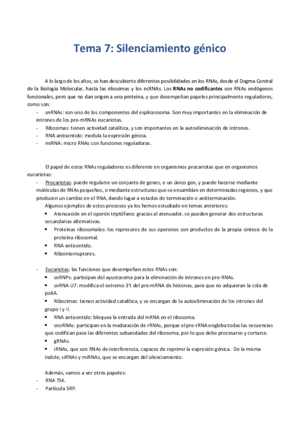 Miniatura del documento T7. Silenciamiento génico.pdf