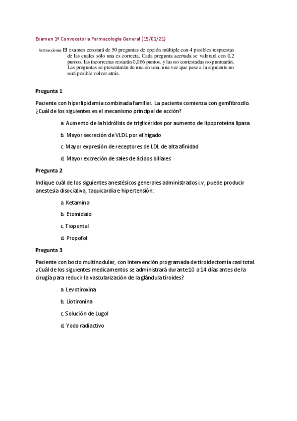 Miniatura del documento ExamenFarmacologia1aConvocatoria.pdf
