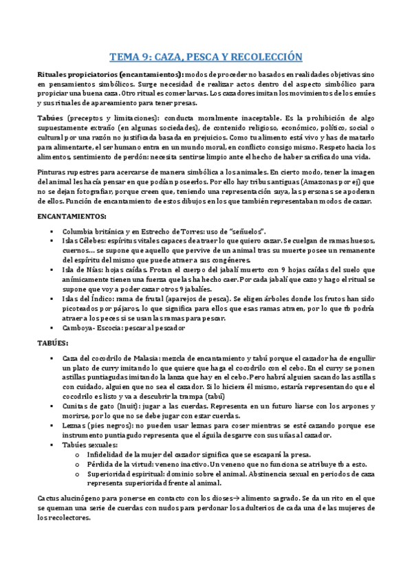 Miniatura del documento TEMA 9- CAZA PESCA Y RECOLECCIÓN.pdf