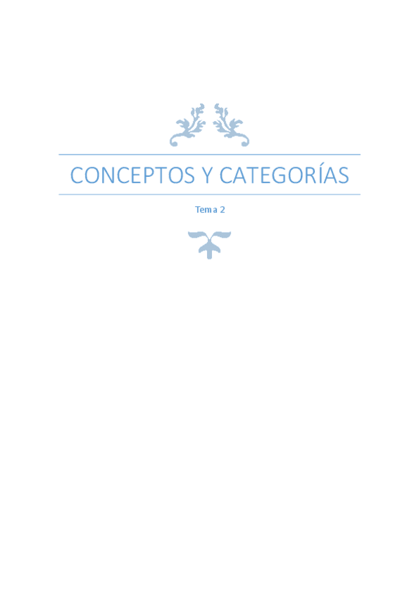 Miniatura del documento Tema 2. Conceptos y categorías