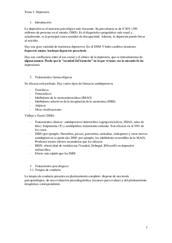 Miniatura del documento Tema 5. Depresión..pdf