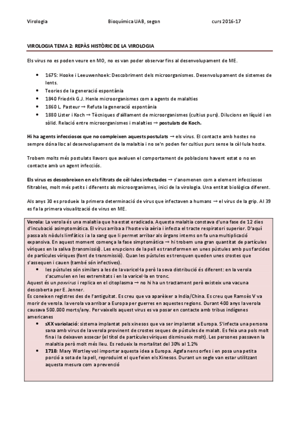 Miniatura del documento VIROLOGIA TEMA 2 - HISTÒRIA.pdf