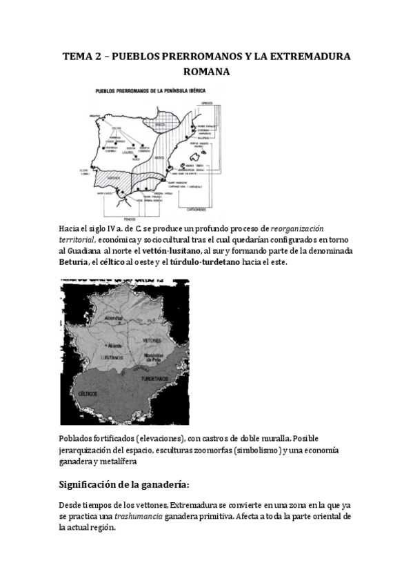 Miniatura del documento TEMA 2. PUEBLOS PRERROMANOS Y EXTREMADURA ROMANA.pdf