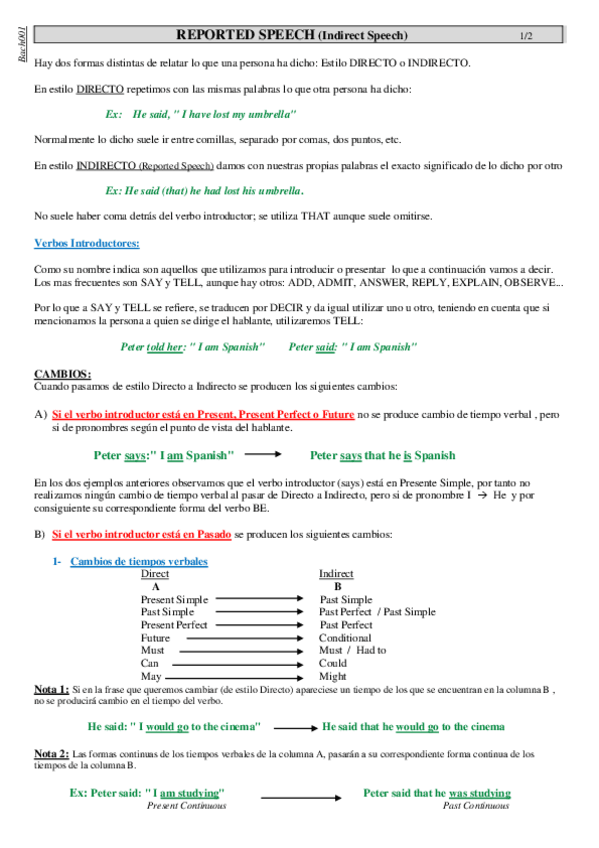 Miniatura del documento Bachillerato-Reported-Speech-GRAMMAR.pdf
