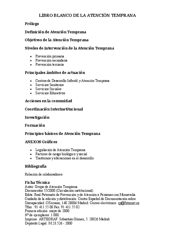 Miniatura del documento LIBRO BLANCO DE LA ATENCION TEMPRANA.pdf