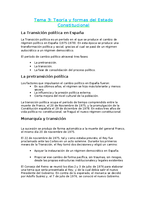 Miniatura del documento Tema 3 Teoría y formas del Estado Constitucional.docx