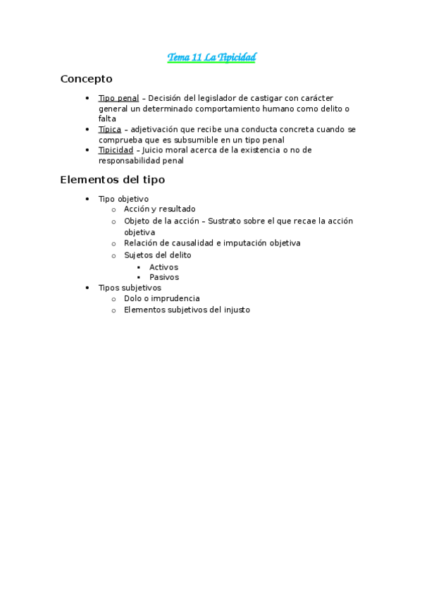 Miniatura del documento Tema 11 La Tipicidad.docx