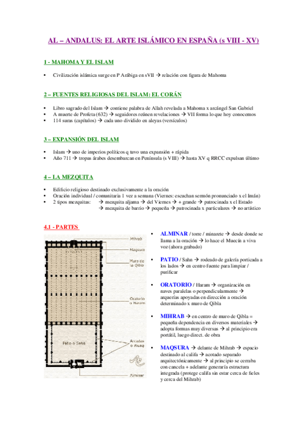 Miniatura del documento 10 - AL-ANDALUS - EL ARTE ISLÁMICO EN ESPAÑA (s VIII - XV).doc