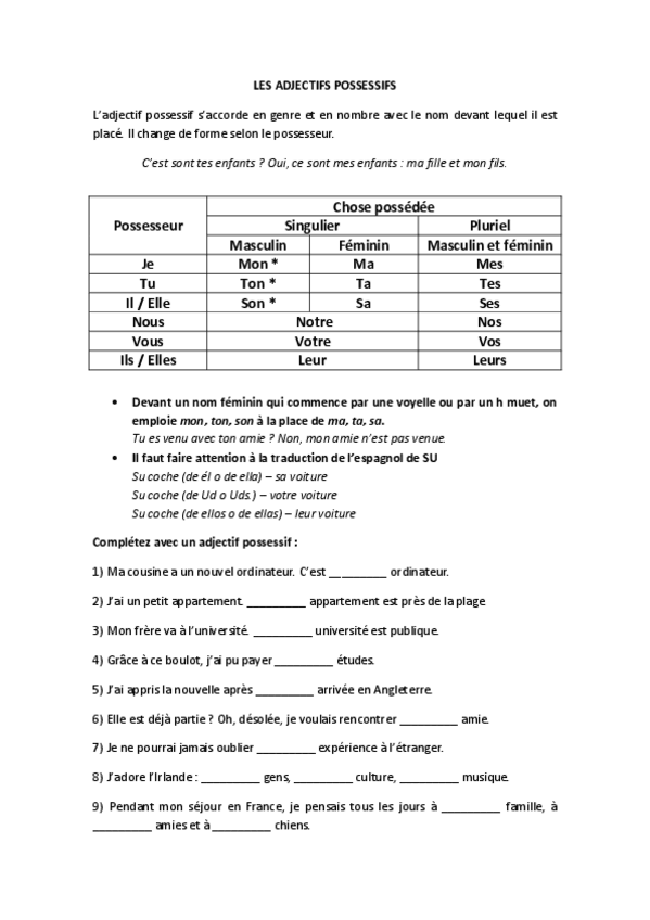 Miniatura del documento Adjectifs-possessifs.pdf