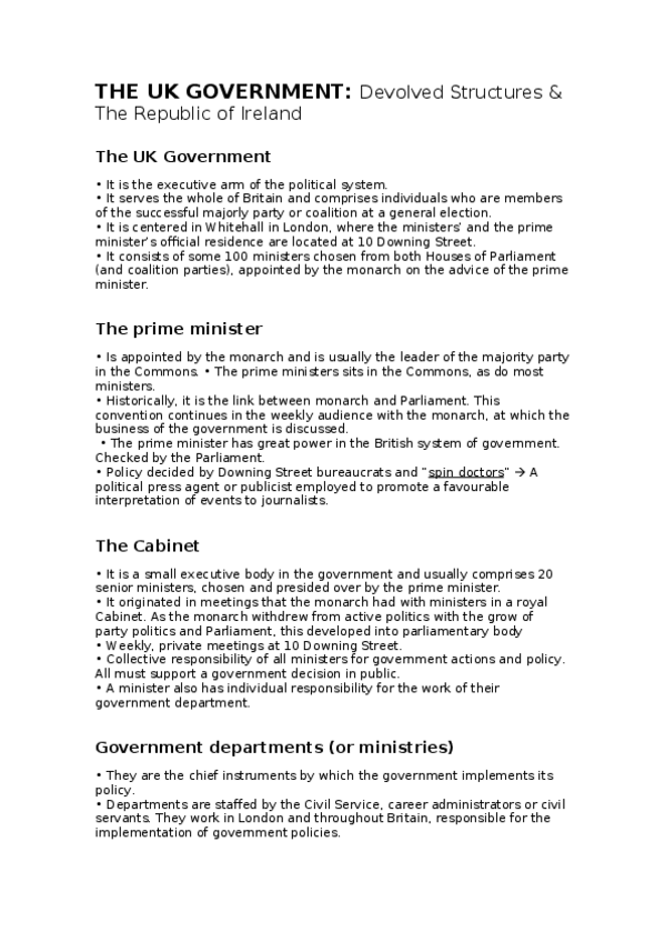 Miniatura del documento THE UK GOVERNMENT.docx