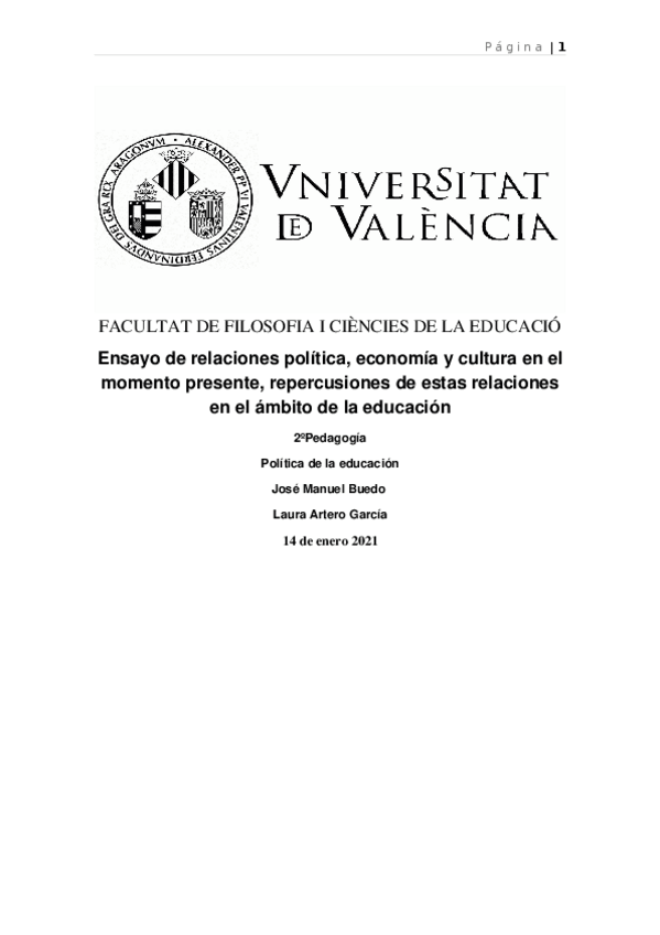 Miniatura del documento Ensayo-Politica-de-la-educacion.odt