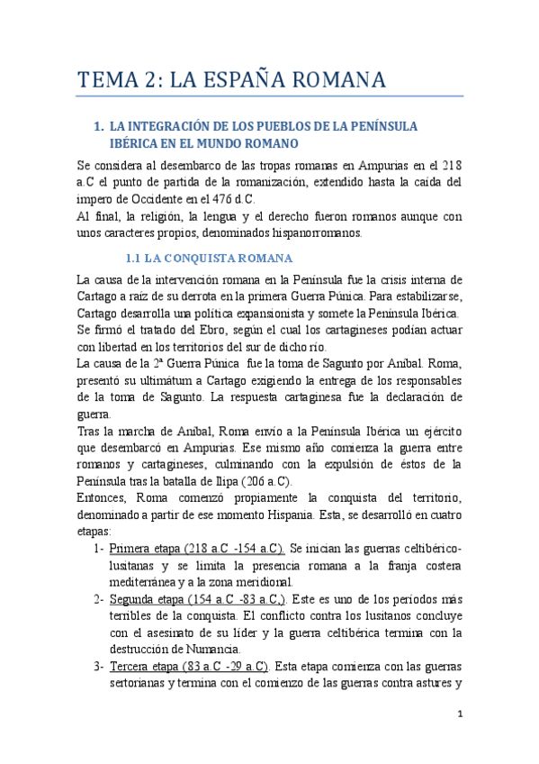 Miniatura del documento TEMA 2 LA ESPAÑA ROMANA.pdf