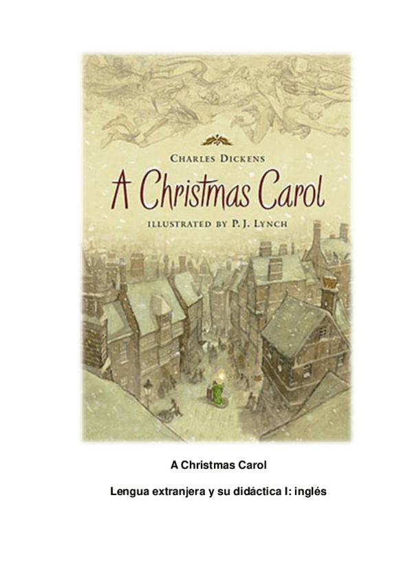 Miniatura del documento Lengua Extranjera Y Su Didáctica I Inglés (47376) Resumen en español de la obra “A Christmas Carol”.pdf
