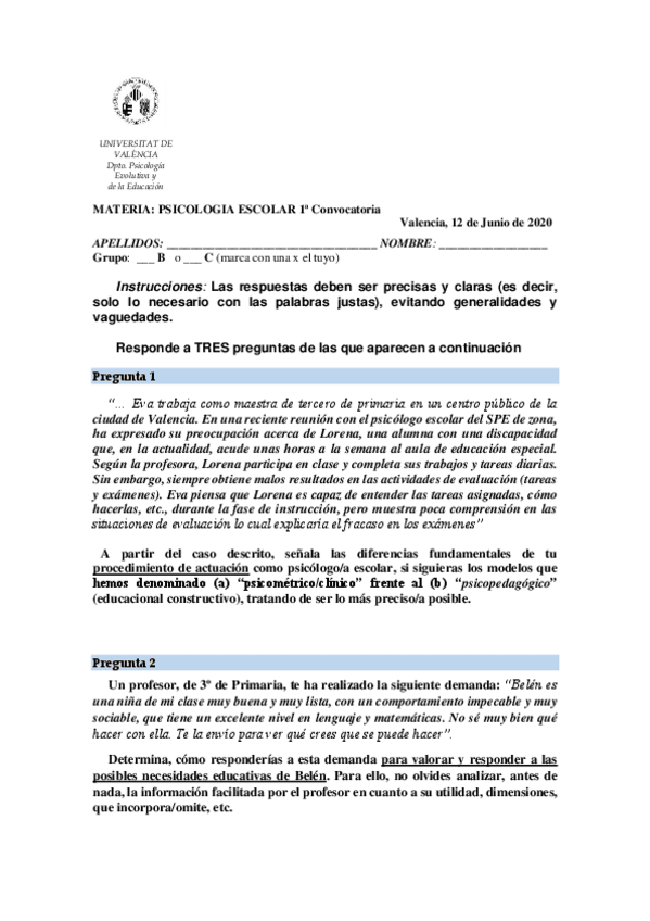 Miniatura del documento EXAMEN-PSICOLOGAA-ESCOLAR-1Ao-Convocatoria.pdf