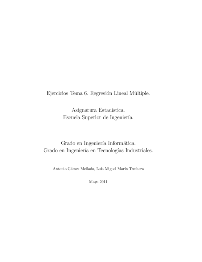 Miniatura del documento Enunciados de Problemas de Regresión Lineal Múltiple..pdf