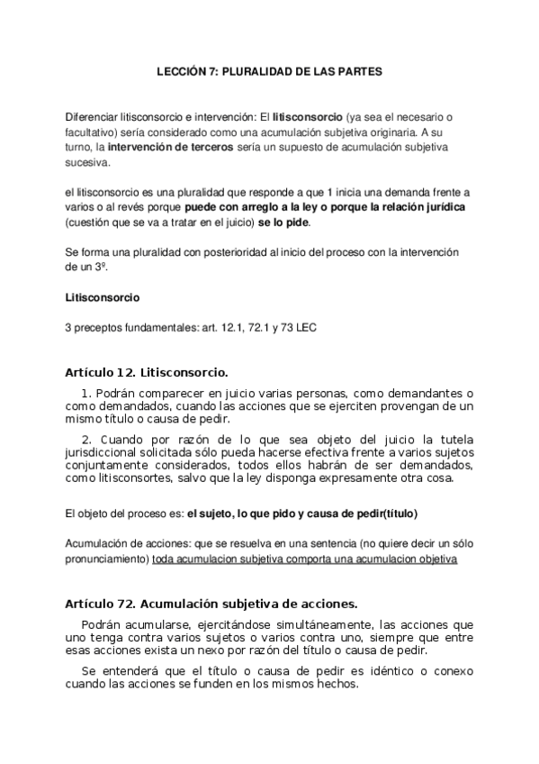 Miniatura del documento LECCION-7-PLURALIDAD-DE-LAS-PARTES-1.docx