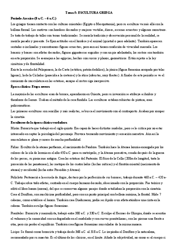 Miniatura del documento Escultura Griega.pdf