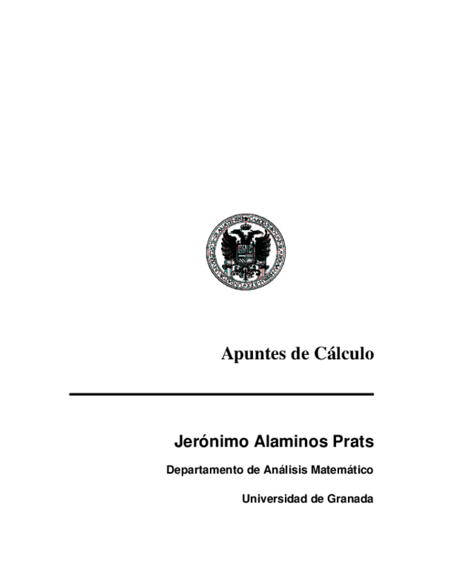 Miniatura del documento Cálculo. Alaminos y otros. LIBRO CLAVE.pdf