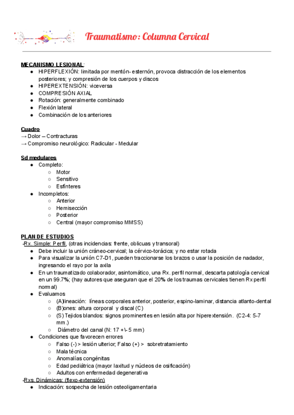 Miniatura del documento Traumatismo-Columna-Cervical-Resumen.pdf