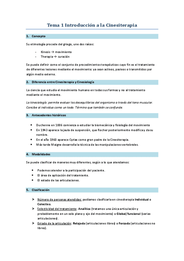 Miniatura del documento Tema 1 Introducción a la Cinesiterapia.pdf