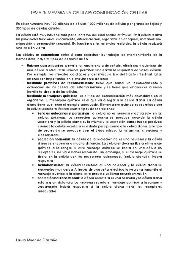 Miniatura del documento Tema 3. Membrana celular. Comunicación celular. .pdf