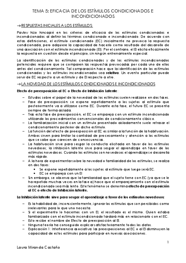Miniatura del documento Tema 5. Eficacia de los estímulos condicionados e incondicionados.pdf