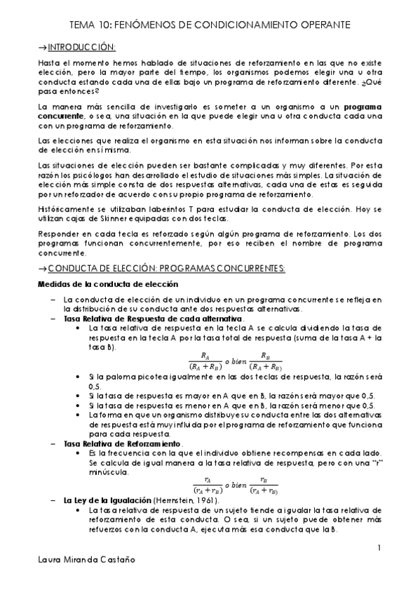 Miniatura del documento Tema 10. Fenómenos de Condicionamiento Operante.pdf