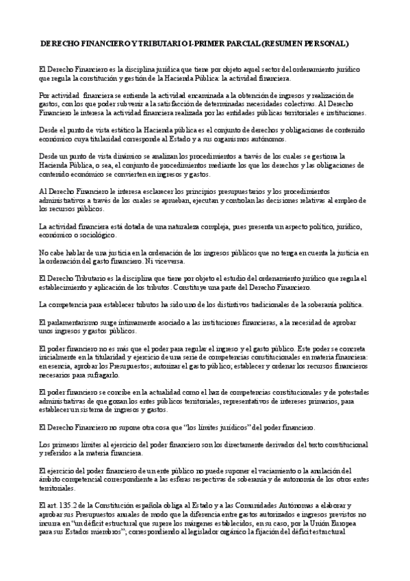 Miniatura del documento DERECHO FINANCIERO Y TRIBUTARIO I-PRIMER PARCIAL-LO MÁS PREGUNTABLE.pdf