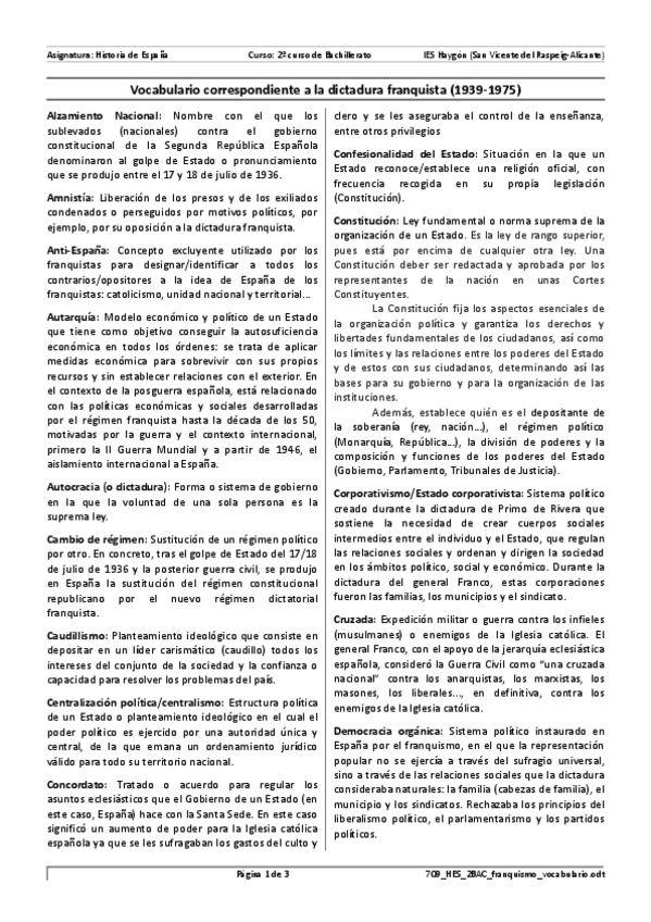 Miniatura del documento 709HES2BACfranquismovocabulario.pdf