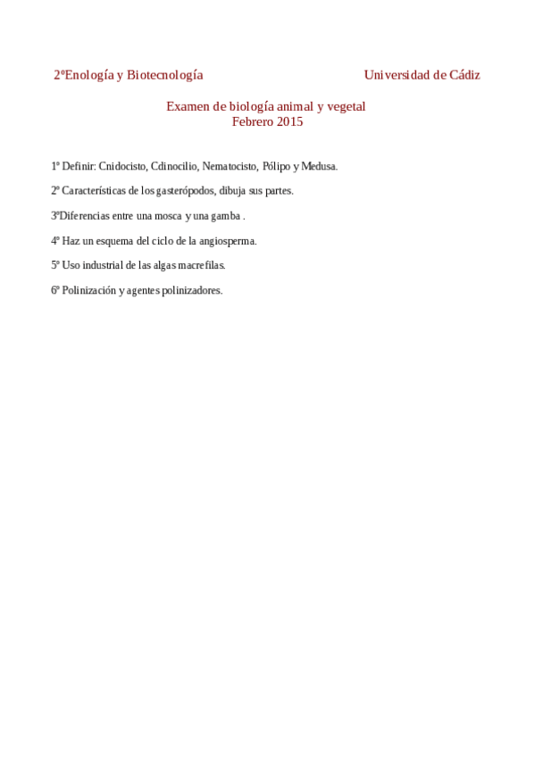 Miniatura del documento examen biologia animal y vegetal febrero 2015.pdf
