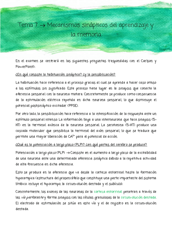 Miniatura del documento Tema-7-Mecanismos-sinpaticos-del-aprendizaje-y-la-memoria.pdf
