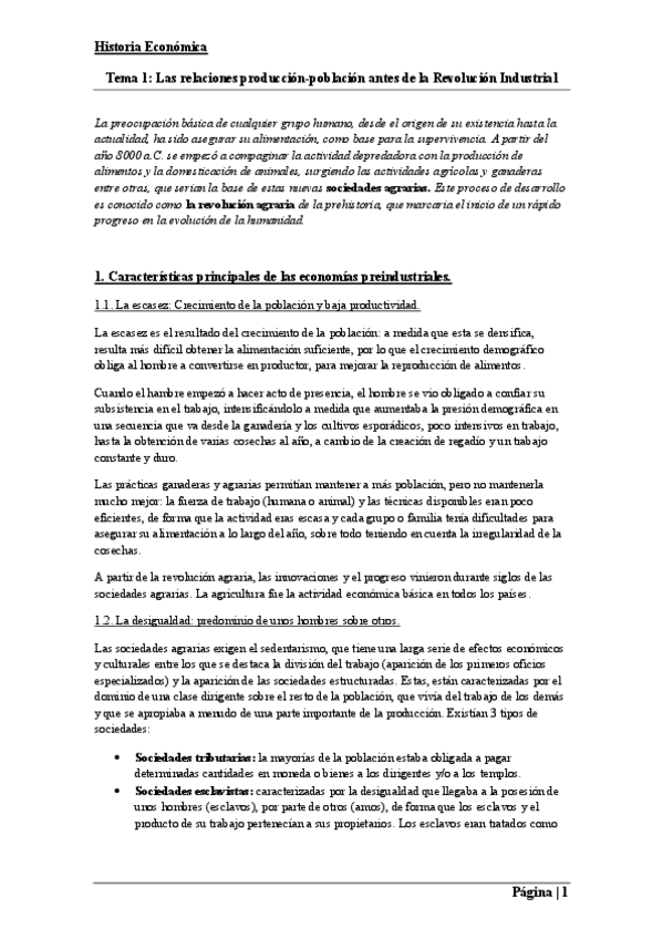 Miniatura del documento Tema 1. Las relaciones producción-población antes de la Revolución Industrial..pdf