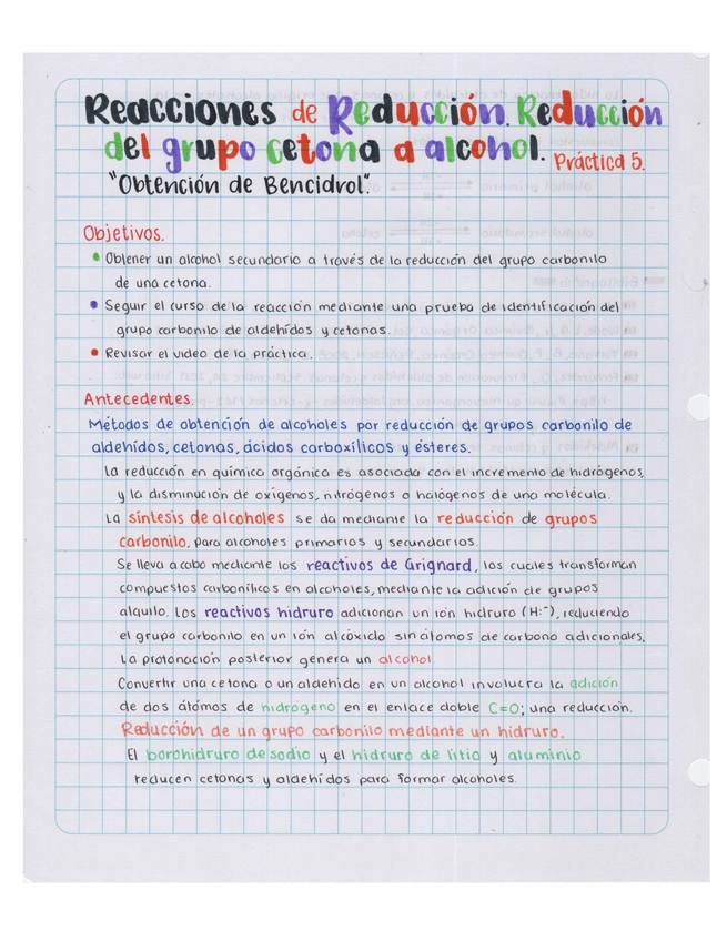 Miniatura del documento 1407-Practica-5-Reacciones-de-Reduccion-Reduccion-del-grupo-cetona-a-alcohol-Obtencion-de-Bencidrol.pdf